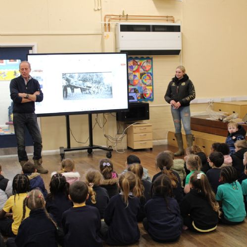 Tractors in to School